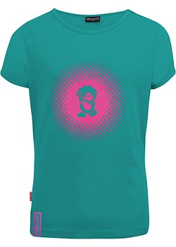 Koszulka funkcyjna "Logo" w kolorze turkusowo-różowym ze sklepu Limango Polska w kategorii Bluzki dziewczęce - zdjęcie 81724970