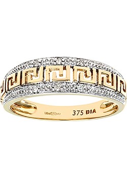 Złoty pierścionek z diamentami ze sklepu Limango Polska w kategorii Pierścionki - zdjęcie 81729033