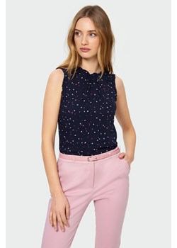 Elegancka bluzka bez rękawów ze sklepu Greenpoint.pl w kategorii Bluzki damskie - zdjęcie 82085022