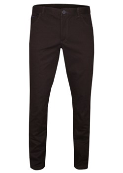 Brązowe Eleganckie Męskie Spodnie Slim, Elastyczne, Bawełniane -CASINO- Zwężane SPCSNO4338 ze sklepu JegoSzafa.pl w kategorii Spodnie męskie - zdjęcie 82328901