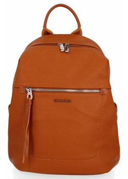 Uniwersalne Plecaczki Damskie w rozmiarze XL firmy David Jones Rudy (kolory) ze sklepu PaniTorbalska w kategorii Plecaki - zdjęcie 82687590