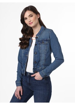 Noisy May Damska kurtka jeansowa Kobiety Dżersej medium stone jednolity ze sklepu vangraaf w kategorii Kurtki damskie - zdjęcie 83025182