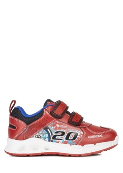 Czerwone buty dziecięce geox, wiosna 2020 w Domodi Czerwone buty dziecięce geox, wiosna 2020 w Domodi
