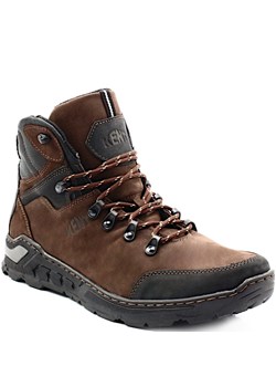 Męskie buty zimowe - KENT 514 BRĄZOWE ze sklepu Tymoteo.pl - sklep obuwniczy w kategorii Buty zimowe męskie - zdjęcie 83924351