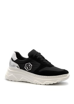 Sportowe czarne sneakersy typu chunky 256A ze sklepu NESCIOR w kategorii Buty sportowe damskie - zdjęcie 83992561