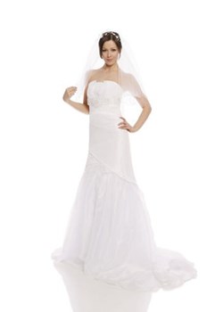 Suknia Ślubna FSS593 BIAŁY ze sklepu fokus.pl w kategorii Sukienki - zdjęcie 84154593