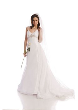 Suknia Ślubna FSS520 BIAŁY ze sklepu fokus.pl w kategorii Sukienki - zdjęcie 84154621