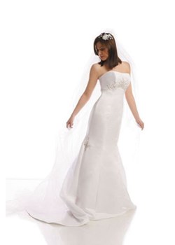 Suknia Ślubna FSS525 BIAŁY ze sklepu fokus.pl w kategorii Sukienki - zdjęcie 84154640
