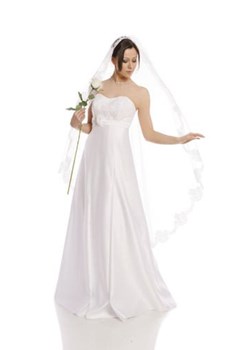 Suknia Ślubna FSS590 EKRI ze sklepu fokus.pl w kategorii Sukienki - zdjęcie 84154643
