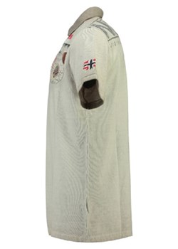 Geographical Norway Koszulka polo &quot;Kamo&quot; w kolorze jasnoszarym ze sklepu Limango Polska w kategorii T-shirty chłopięce - zdjęcie 84678243