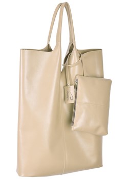 Designs Fashion shopper bag bez dodatków skórzana na ramię 