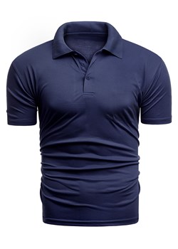 koszulka polo Eutex - granatowa ze sklepu Risardi w kategorii T-shirty męskie - zdjęcie 85401464