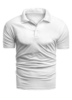 Wyprzedaż koszulka polo Eutex - biała ze sklepu Risardi w kategorii T-shirty męskie - zdjęcie 85401470