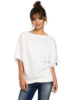 B048 bluzka ecru ze sklepu Świat Bielizny w kategorii Bluzki damskie - zdjęcie 85516764
