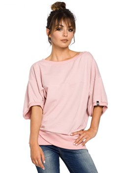 B048 bluzka pudrowa ze sklepu Świat Bielizny w kategorii Bluzy damskie - zdjęcie 85516772