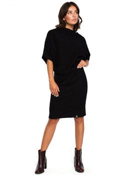 B097 Sukienka z luźną górą i wąskim dołem - czarna ze sklepu Świat Bielizny w kategorii Sukienki - zdjęcie 85517304