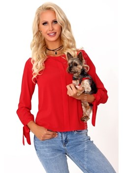 Emelynna Red 85287 bluzka ze sklepu Świat Bielizny w kategorii Bluzki damskie - zdjęcie 85521794