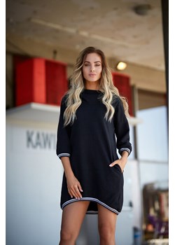 Bluzo-sukienka dresowa Gosia Strojek czarny 