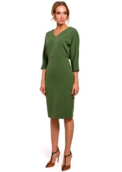 M464 Sukienka z luźną górą - zielona ze sklepu Świat Bielizny w kategorii Sukienki - zdjęcie 85530312
