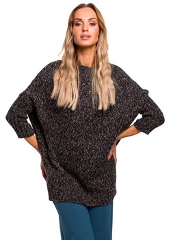 M470 Sweter półgolf melanż - grafitowy ze sklepu Świat Bielizny w kategorii Swetry damskie - zdjęcie 85530362