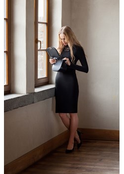 S033 Sukienka ołówkowa - mała czarna ze sklepu Świat Bielizny w kategorii Sukienki - zdjęcie 85534662