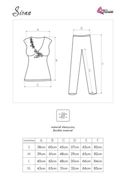 Siona LC 22009 piżama ze sklepu Świat Bielizny w kategorii Piżamy damskie - zdjęcie 85536213