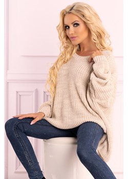 Amardanis Beige sweter ze sklepu Świat Bielizny w kategorii Swetry damskie - zdjęcie 85544003