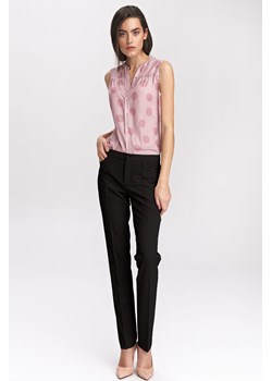 Czarne klasyczne spodnie damskie - SD39 ze sklepu Świat Bielizny w kategorii Spodnie damskie - zdjęcie 85545263