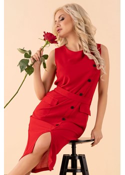 Eqalisa Wine Red D55 sukienka ze sklepu Świat Bielizny w kategorii Sukienki - zdjęcie 85545552