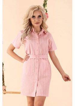 Linesc Pink D88 sukienka ze sklepu Świat Bielizny w kategorii Sukienki - zdjęcie 85549492