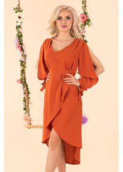 Mallani Brick Red D51 sukienka ze sklepu Świat Bielizny w kategorii Sukienki - zdjęcie 85549721
