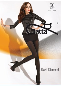 RAJSTOPY GATTA BLACK DIAMOND 50 den brokatowe ze sklepu Świat Bielizny w kategorii Rajstopy - zdjęcie 85551894
