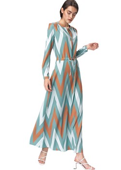 Turkusowa sukienka maxi  - S140 ze sklepu Świat Bielizny w kategorii Sukienki - zdjęcie 85556900