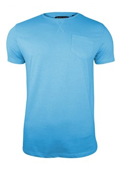 Błękitny T-Shirt (Koszulka) z Kieszonką, Bez Nadruku -Brave Soul- Męski, Okrągły Dekolt, Niebieski TSBRSSS20ARKHAMiceblue ze sklepu JegoSzafa.pl w kategorii T-shirty męskie - zdjęcie 86758851