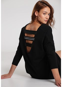 Czarne sukienki, lato 2020 w Domodi Bluzka Złote Ozdoby Paris czarny Iwette Butik w Domodi