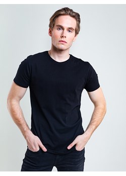 Koszulka męska bawełniana czarna Basic 906 ze sklepu Big Star w kategorii T-shirty męskie - zdjęcie 88717334