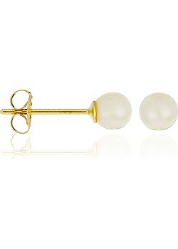 Złote kolczyki-wkrętki "My Pearl" z perłami ze sklepu Limango Polska w kategorii Kolczyki - zdjęcie 88848954