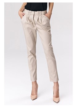 Spodnie w kolorze beżowym ze sklepu Limango Polska w kategorii Spodnie damskie - zdjęcie 89207870