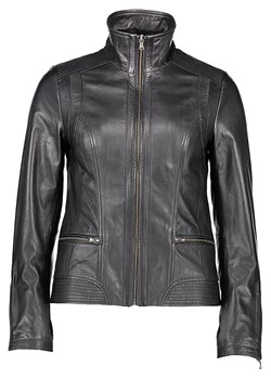 Skórzana kurtka w kolorze czarnym ze sklepu Limango Polska w kategorii Kurtki damskie - zdjęcie 89465254