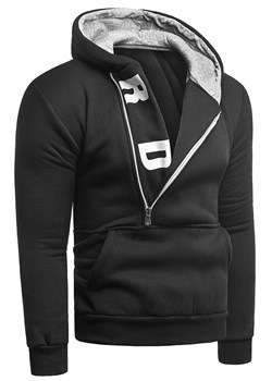 Modna Bluza męska rdi1742 - czarny ze sklepu Risardi w kategorii Bluzy męskie - zdjęcie 91525594