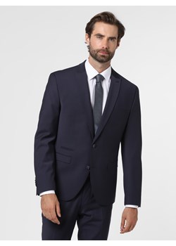Cinque Męska marynarka od garnituru modułowego Mężczyźni Slim Fit granatowy jednolity ze sklepu vangraaf w kategorii Marynarki męskie - zdjęcie 91547961