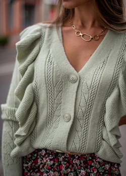 Sweter lori mięta ze sklepu Sklep Fason w kategorii Swetry damskie - zdjęcie 91657733