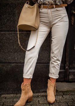 Spodnie jeansowe 4130 ze sklepu Sklep Fason w kategorii Jeansy damskie - zdjęcie 91827973