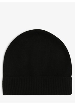 Apriori - Damska czapka z czystego kaszmiru, czarny ze sklepu vangraaf w kategorii Czapki zimowe damskie - zdjęcie 91831890