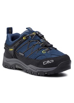 Trekkingi CMP - Kids Rigel Low Trekking Shoes Wp 3Q13244  Blue Ink/Yellow 10MF ze sklepu eobuwie.pl w kategorii Buty trekkingowe dziecięce - zdjęcie 92151873