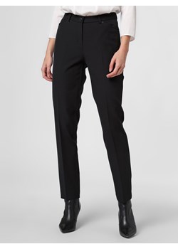 Anna Montana Spodnie Kobiety Sztuczne włókno czarny jednolity ze sklepu vangraaf w kategorii Spodnie damskie - zdjęcie 93040981