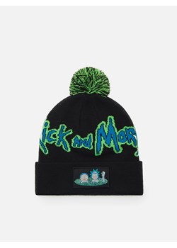 Cropp - Czapka Rick and Morty - czarny ze sklepu Cropp w kategorii Czapki zimowe męskie - zdjęcie 93387621