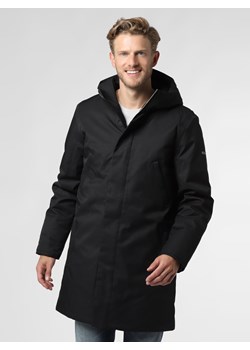 Elvine Męski płaszcz funkcyjny Mężczyźni Sztuczne włókno czarny jednolity ze sklepu vangraaf w kategorii Płaszcze męskie - zdjęcie 93618604