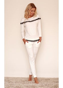 KOMPLET CALPE wiskoza ecru ze sklepu Świat Bielizny w kategorii Piżamy damskie - zdjęcie 93676870