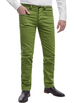 Spodnie męskie chinosy  LZ116 -zielony ze sklepu Risardi w kategorii Spodnie męskie - zdjęcie 94003563